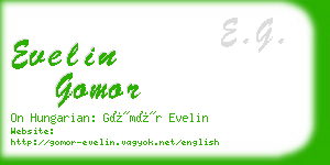evelin gomor business card